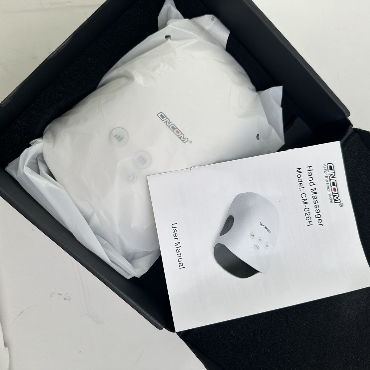 CINCOM CM102DH Hand Massager with Heat & Adjustable Modes