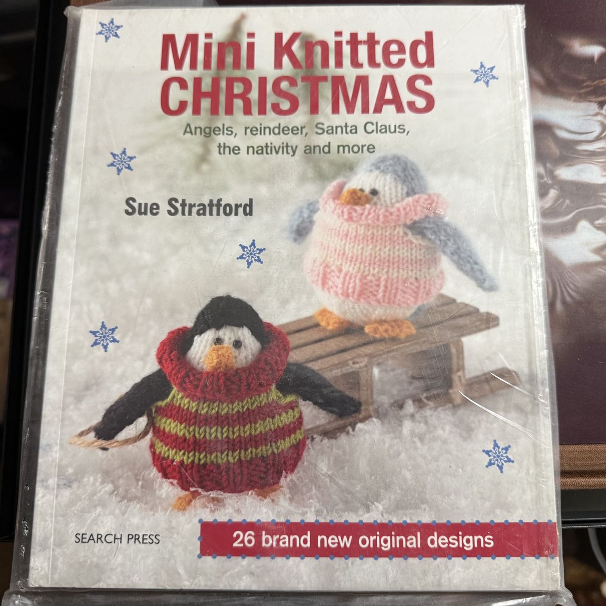 Mini Knitted Christmas Decorations Book with 26 Designs