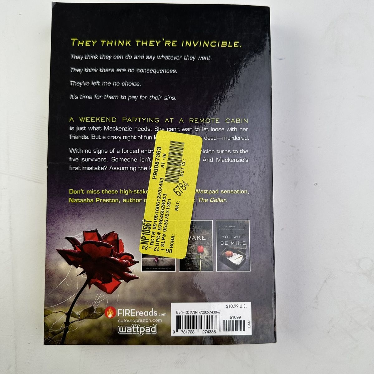 The Cabin by Natasha Preston - NYT Bestseller Thriller