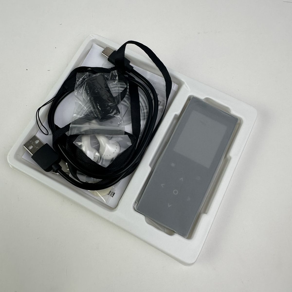 Vintage Audio Player & Accessories Set—Black & White Pack...