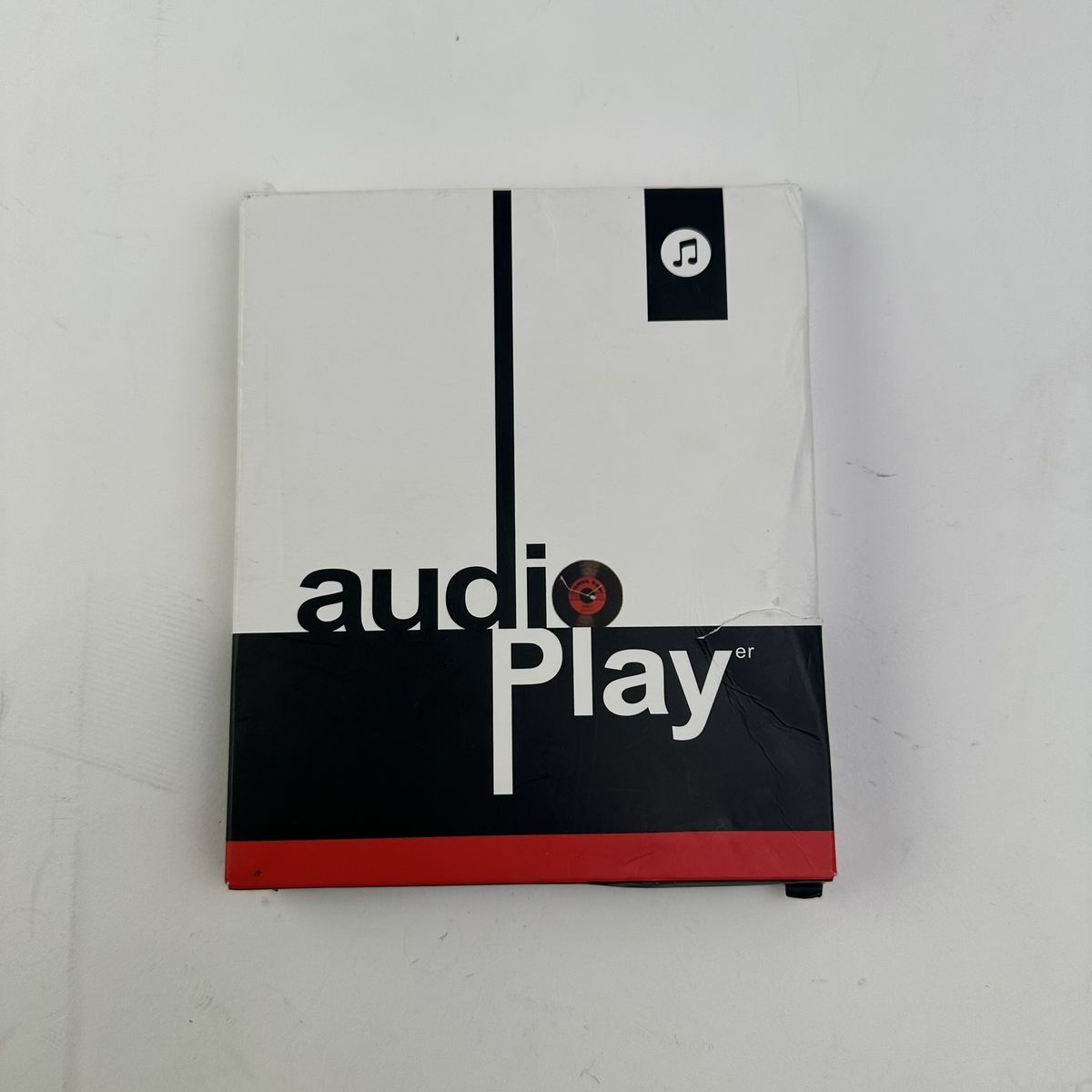 Vintage Audio Player & Accessories Set—Black & White Pack...